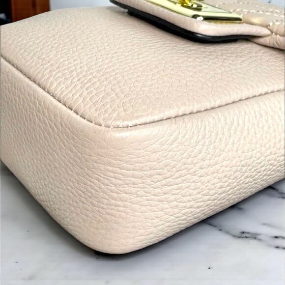 Karl Lagerfeld Paris Agyness Leather Turnlock Crossbody Bag - NWOT - Picture 16 of 17